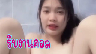 นักเรียนแอบรับงานคอล ครางเสียงดังไม่ได้เดี๋ยวแม่ได้ยิน ติ้วหีแบบกลั้นเสียว